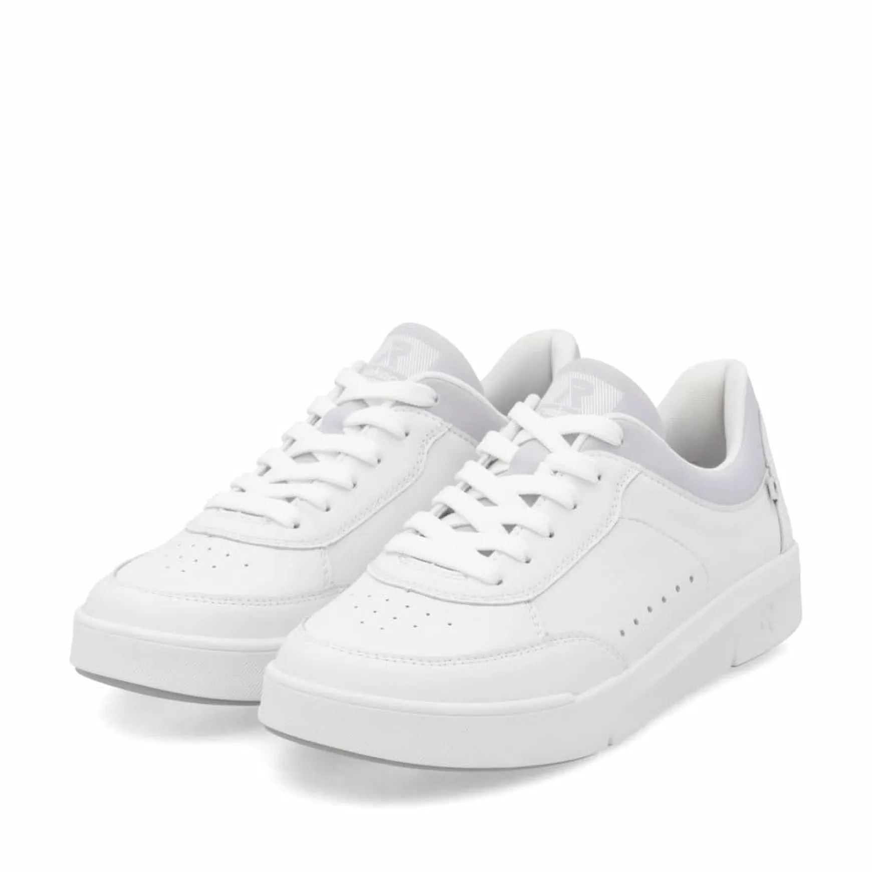 Rieker Damen Sneaker Low quartz-white light-grey