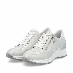 Rieker Damen Sneaker Low hellbeige