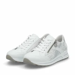 Rieker Damen Sneaker Low reinweiss