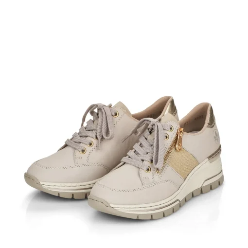 Rieker Damen Sneaker Low beige
