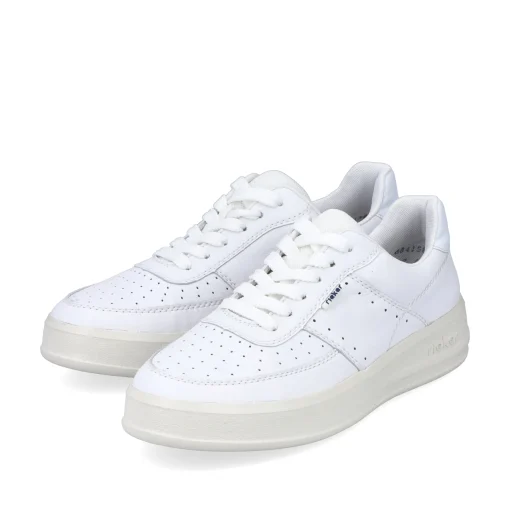 Rieker Damen Sneaker Low reinweiss