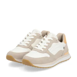 Rieker Damen Sneaker Low clay-beige apricot