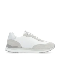 Rieker Damen Sneaker Low pearl-white clay-beige