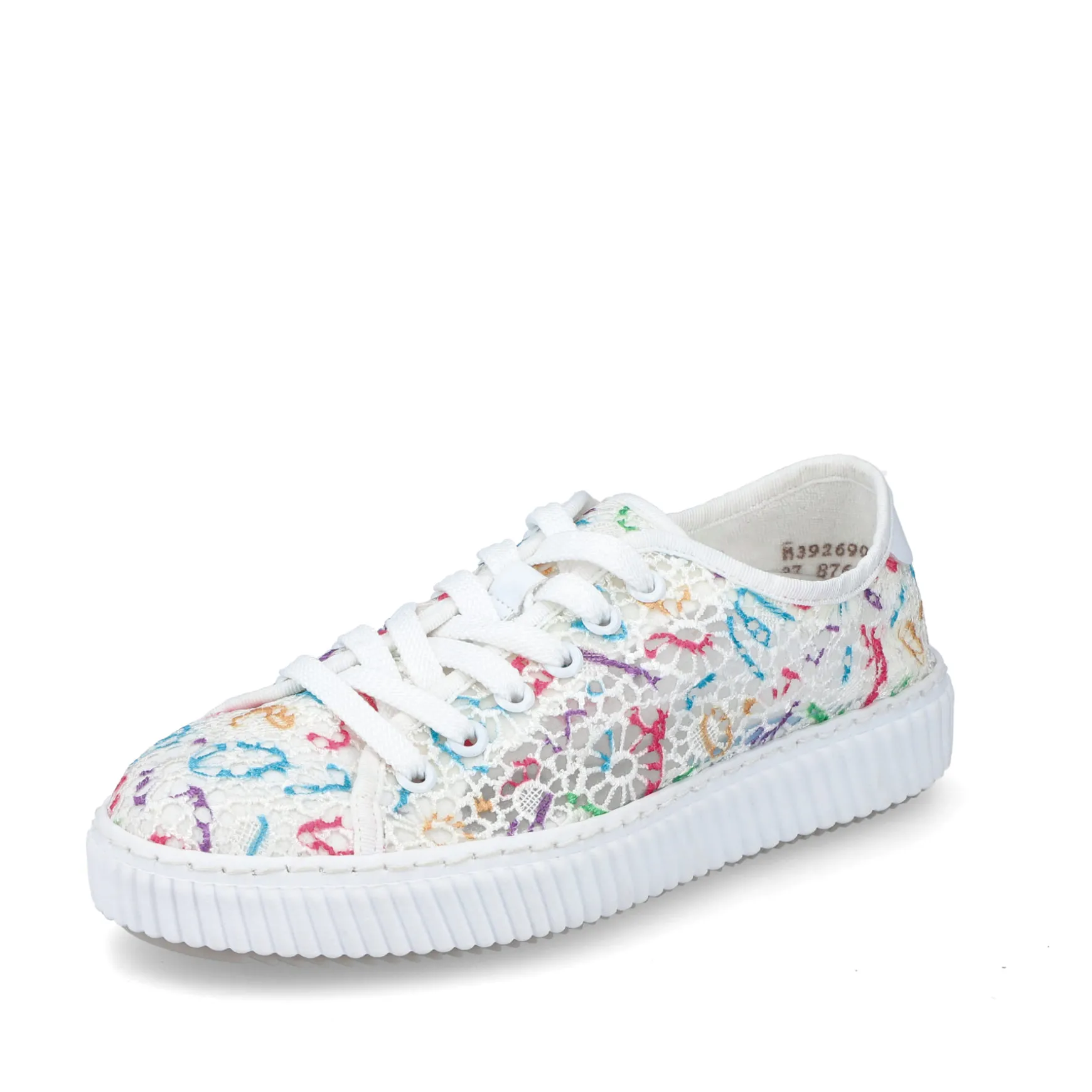 Rieker Damen Sneaker Low multi-schneeweiss