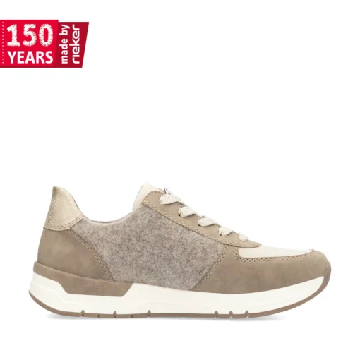 Rieker Damen Sneaker Low braunbeige