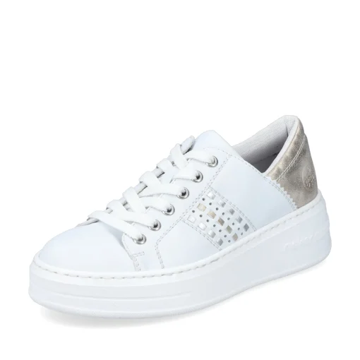 Rieker Damen Sneaker Low brilliantweiss
