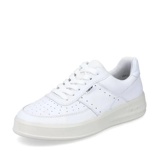 Rieker Damen Sneaker Low reinweiss