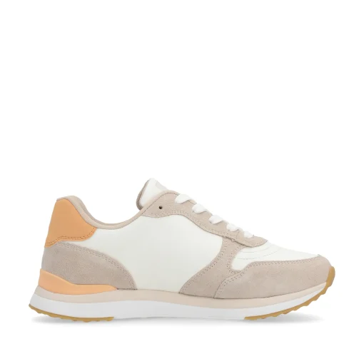 Rieker Damen Sneaker Low clay-beige apricot