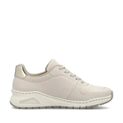 Rieker Damen Sneaker Low hellbeige