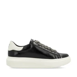 Rieker Damen Sneaker Low glanzschwarz