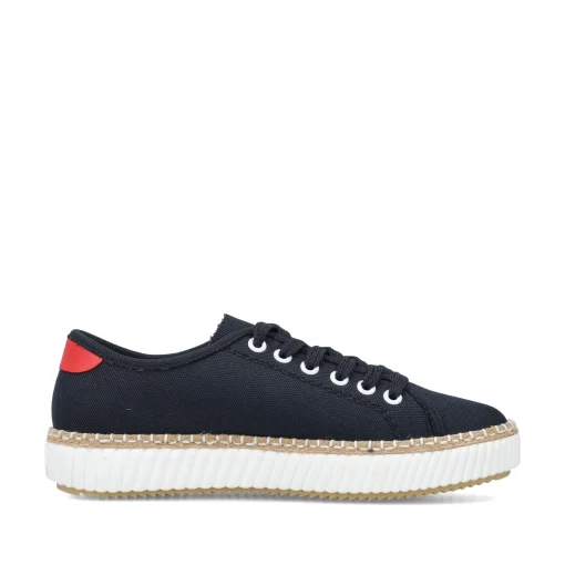 Rieker Damen Sneaker Low stahlblau