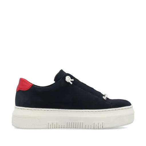 Rieker Damen Sneaker Low stahlblau