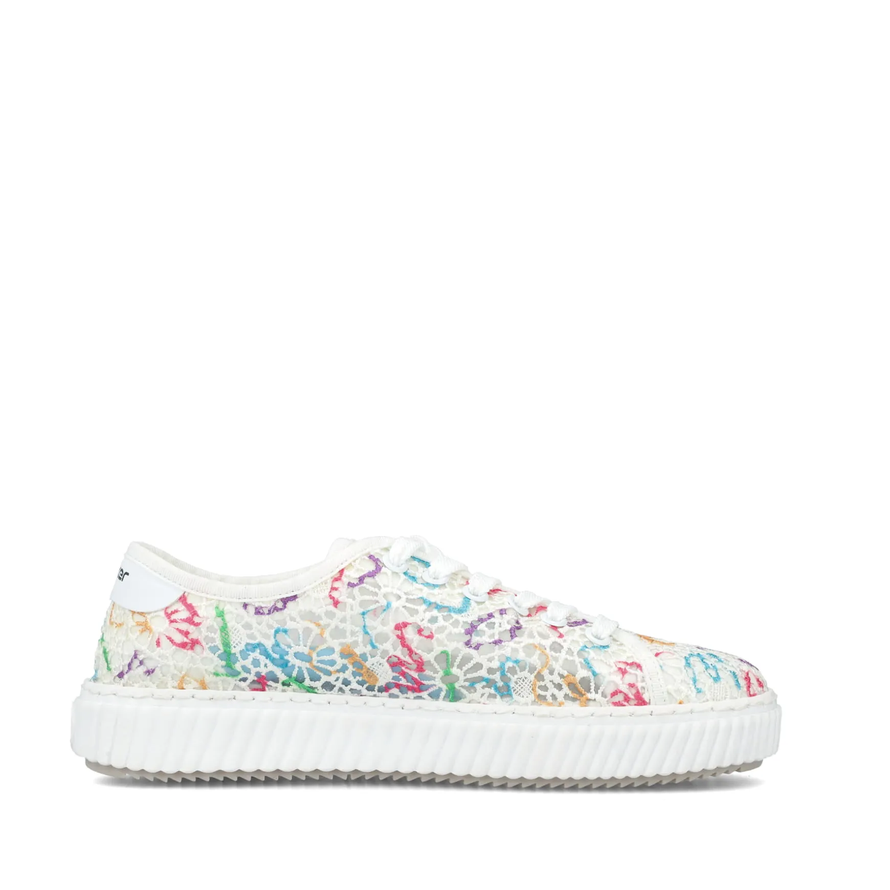 Rieker Damen Sneaker Low multi-schneeweiss