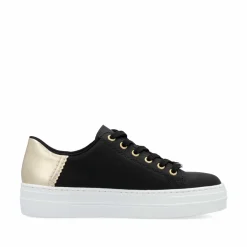 Rieker Damen Sneaker Low graphitschwarz