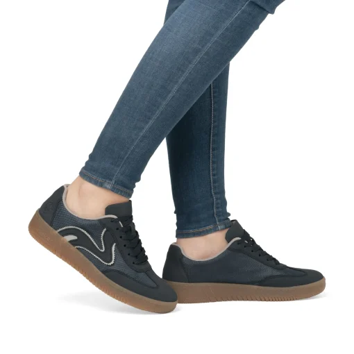 Rieker Damen Sneaker Low royalblau