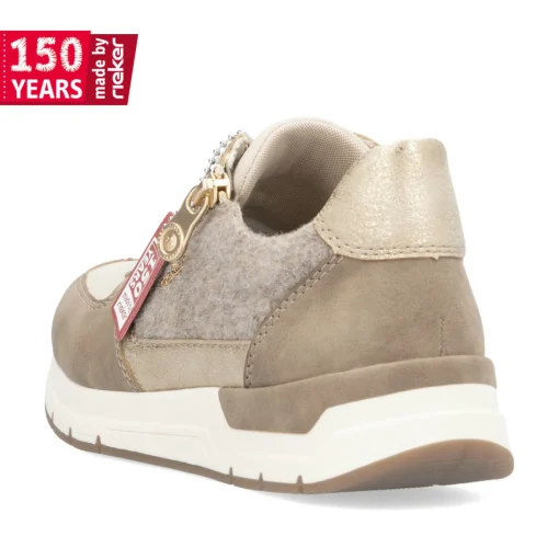Rieker Damen Sneaker Low braunbeige