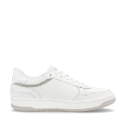 Rieker Damen Sneaker Low frostweiß-grau