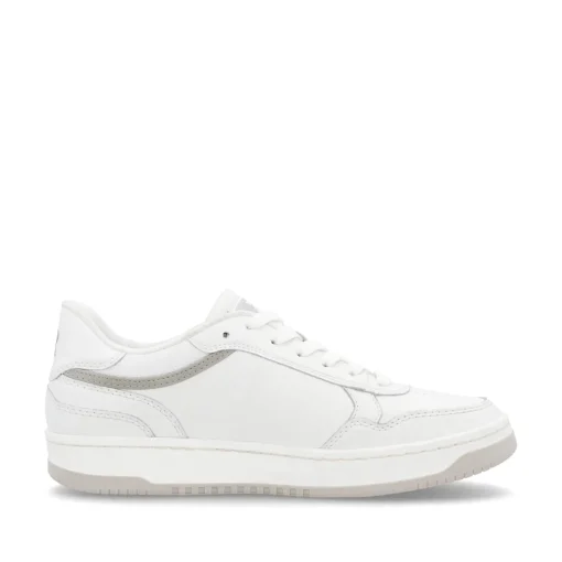 Rieker Damen Sneaker Low frostweiß-grau