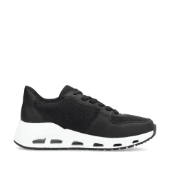Rieker Damen Sneaker Low nachtschwarz