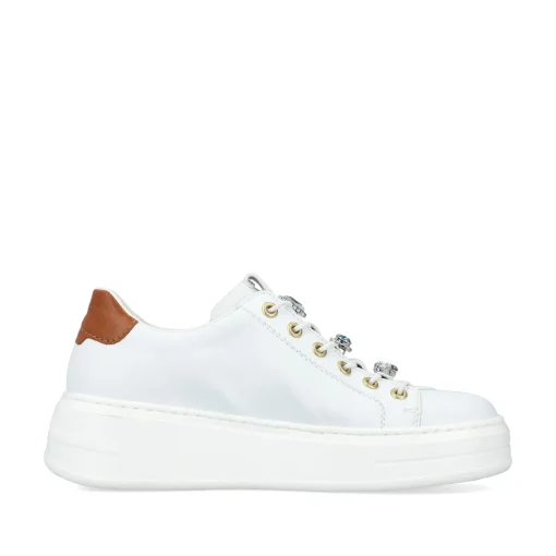 Rieker Damen Sneaker Low schneeweiss