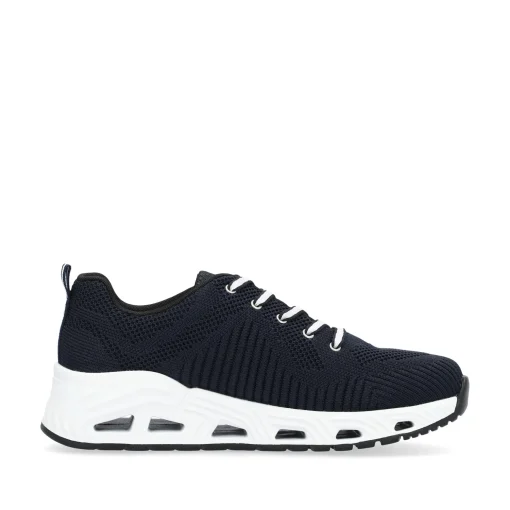 Rieker Damen Sneaker Low stahlblau