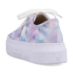 Rieker Damen Sneaker Low multi-kristallweiß