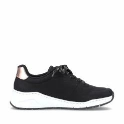 Rieker Damen Sneaker Low nachtschwarz