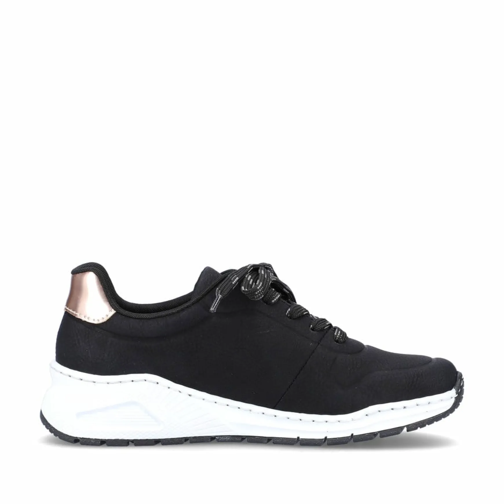 Rieker Damen Sneaker Low nachtschwarz
