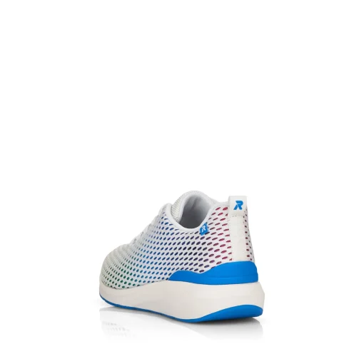 Rieker Damen Sneaker Low crystal-white rainbow
