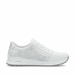 Rieker Damen Sneaker Low reinweiss