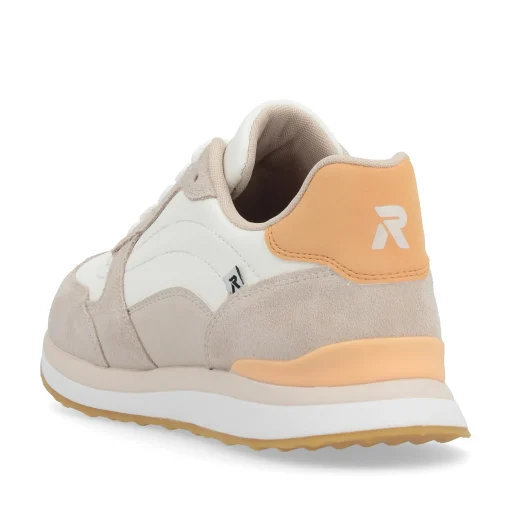 Rieker Damen Sneaker Low clay-beige apricot