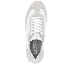 Rieker Damen Sneaker Low pearl-white clay-beige