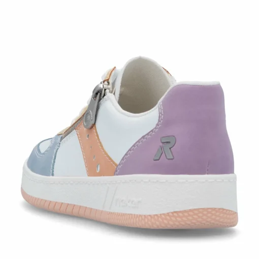 Rieker Damen Sneaker Low weiss-bunt