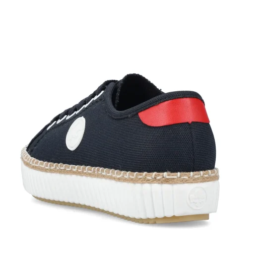 Rieker Damen Sneaker Low stahlblau