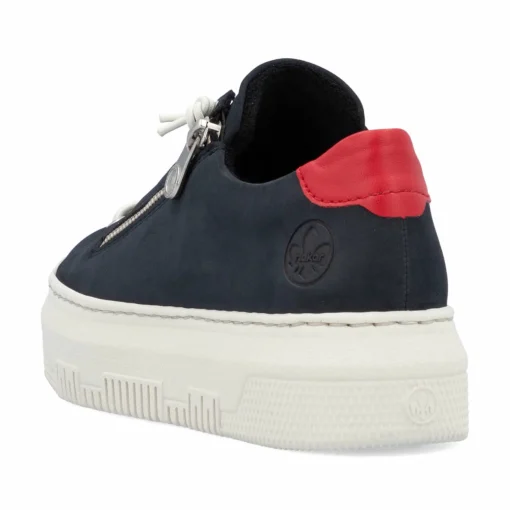 Rieker Damen Sneaker Low stahlblau