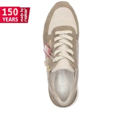Rieker Damen Sneaker Low braunbeige