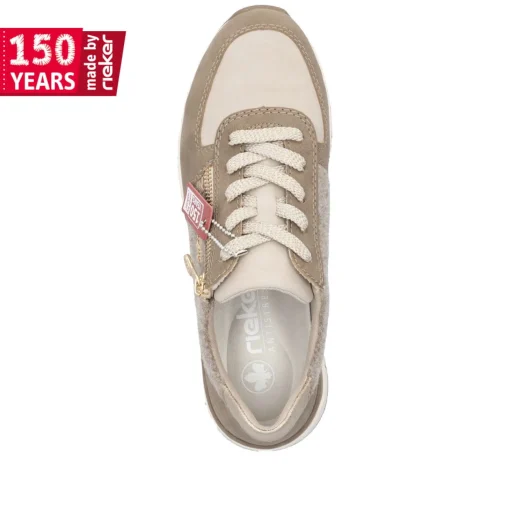 Rieker Damen Sneaker Low braunbeige