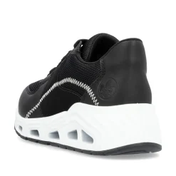 Rieker Damen Sneaker Low nachtschwarz