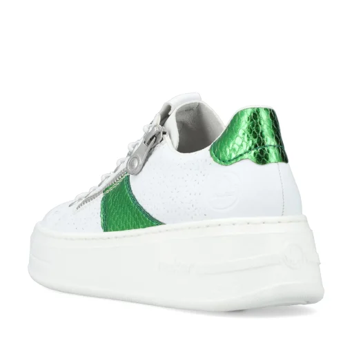 Rieker Damen Sneaker Low eisweiss