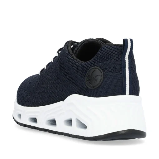 Rieker Damen Sneaker Low stahlblau