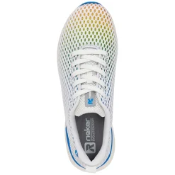 Rieker Damen Sneaker Low crystal-white rainbow