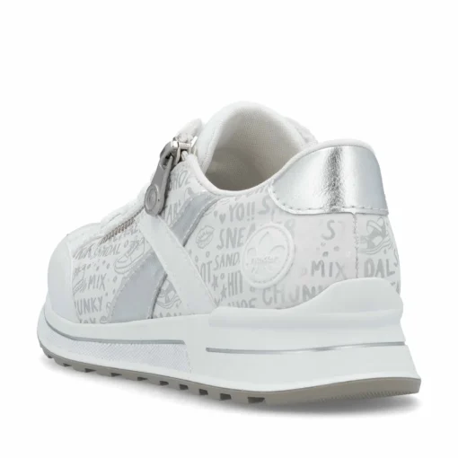 Rieker Damen Sneaker Low reinweiss