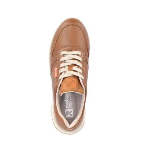 Rieker Damen Sneaker Low wood brown