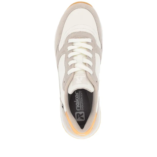 Rieker Damen Sneaker Low clay-beige apricot