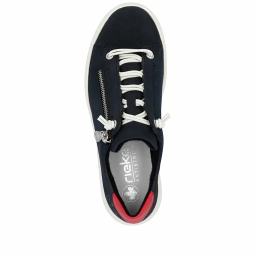 Rieker Damen Sneaker Low stahlblau