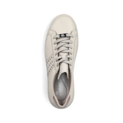 Rieker Damen Sneaker Low hellbeige
