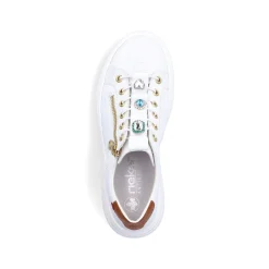 Rieker Damen Sneaker Low schneeweiss