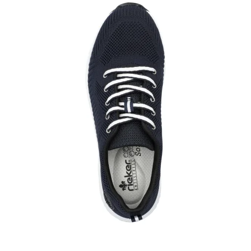 Rieker Damen Sneaker Low stahlblau
