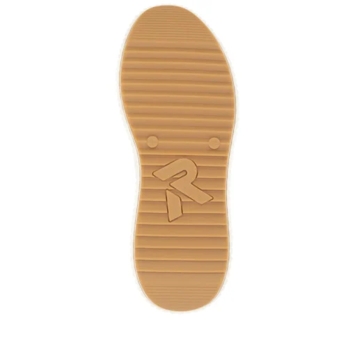 Rieker Damen Sneaker Low vanilleweiß-grün