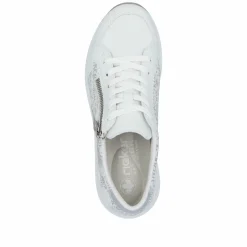 Rieker Damen Sneaker Low reinweiss